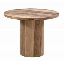 Masifart Anima 100 Lük Ceviz Dar Silindir Masa Cilasız Ham