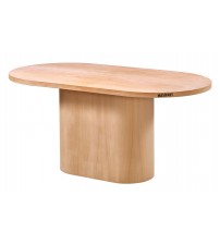 Masifart Data 180 Lik Kayın Ufo Oval Masa Cilasız Ham