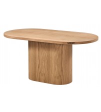 Masifart Nimbus 180 Lik Meşe Ufo Oval Masa Cilasız Ham