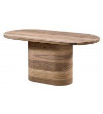 Masifart Severus 180 Lik Ceviz Ufo Oval Masa Cilasız Ham