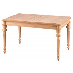 Masifart Schola 140 Lık Lüks Torna Açılır Masa Cilasız Ham