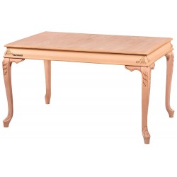 Masifart Novella 140 Lık Sabit Bombeli Oymalı Masa Cilasız Ham