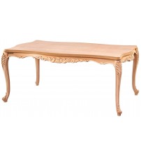 Masifart Egesta 180 Lik Napoli Oymalı Masa Cilasız Ham