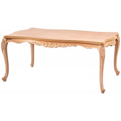 Masifart Egesta 180 Lik Napoli Oymalı Masa Cilasız Ham