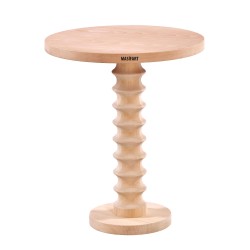 Masifart Plavia Yuvarlak Oslo Bistro Masa Cilasız Ham