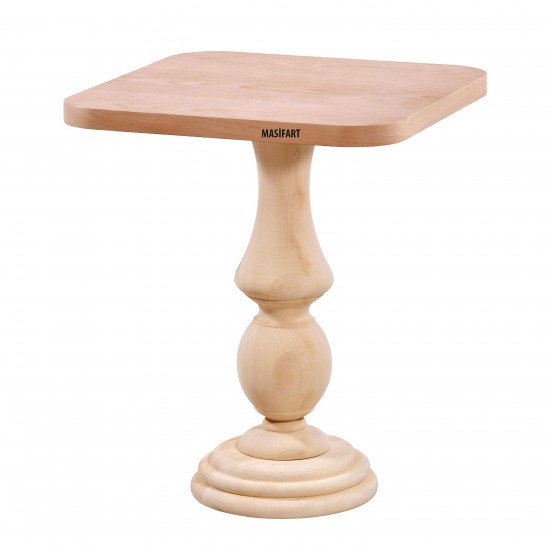 Masifart Arca Kare Vazo Bistro Masa Cilasız Ham