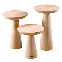 Masifart Culpa Düz Mantar Zigon Cilasız Ham