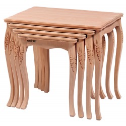 Masifart Leeds Topuzlu Oymalı Zigon Cilasız Ham