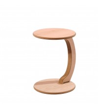 Masifart Testudines Kayın Yuvarlak C Servis Cilasız Ham