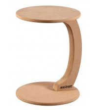 Masifart Crus Mdf Yuvarlak C Servis Cilasız Ham