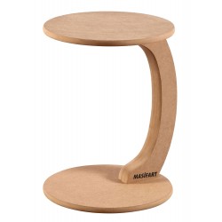 Masifart Crus Mdf Yuvarlak C Servis Cilasız Ham