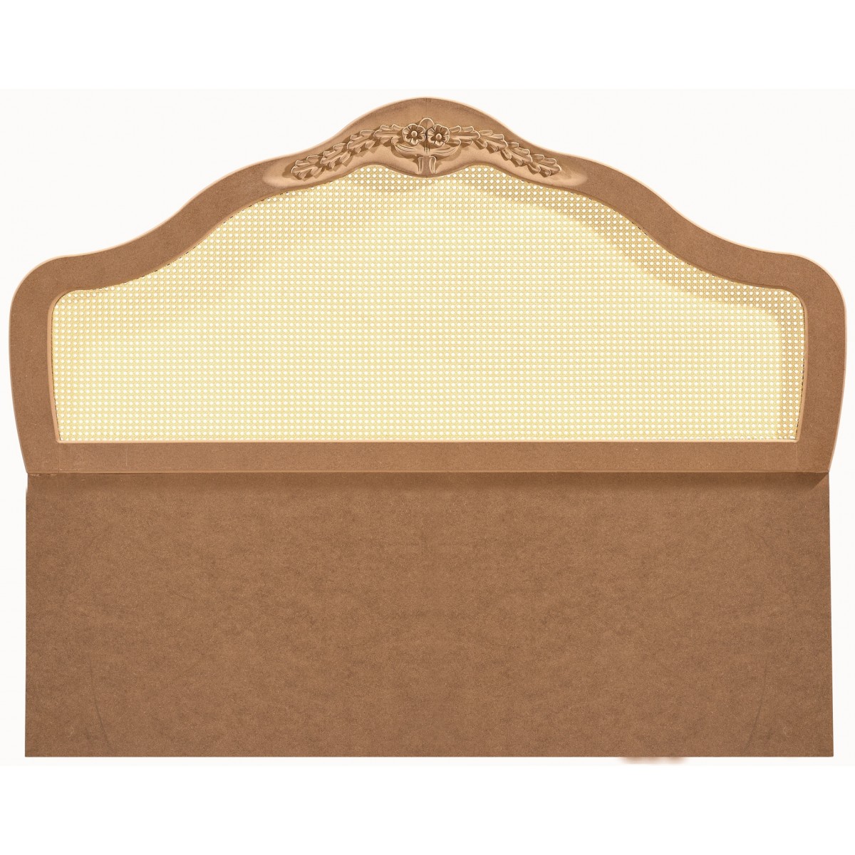 Yatak Başlıkları Masifart Ivory Gül Hasırlı Yatak