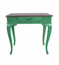 Masifart Ceviz Eskitme Tablalı Dresuar Yeşil 80 cm eskitme patina boya