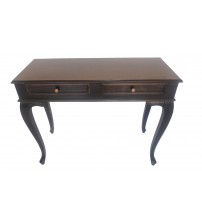 Masifart 100 cm Siyah Eskitme Dresuar Makyaj Masası Çekmeceli