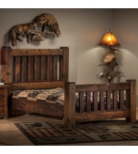 Masifart Ahşap Karyola Klasik Ahşap Kalın Latalı Çift Kişilik