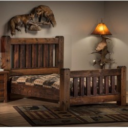 Masifart Ahşap Karyola Klasik Ahşap Kalın Latalı Çift Kişilik