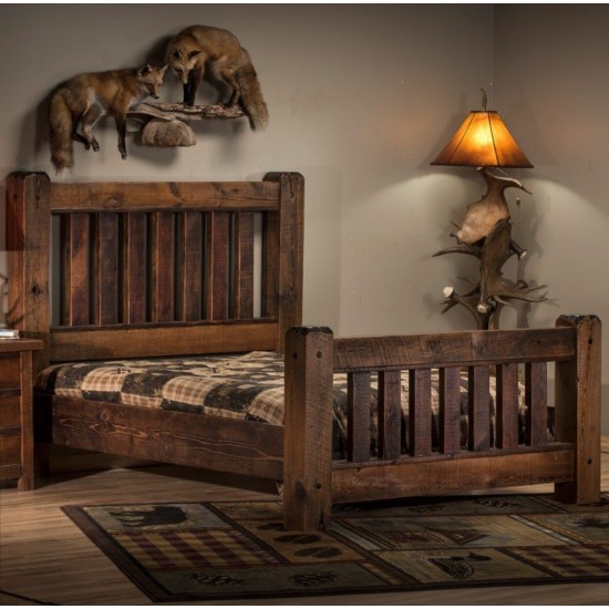 Masifart Ahşap Karyola Klasik Ahşap Kalın Latalı Çift Kişilik