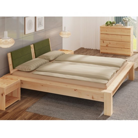 Masifart Ladin Ahşap Karyola Klasik Ladin Yatak Başlığı Çift Kişilik