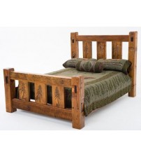 Masifart Bacata Ahşap Karyola Klasik Ahşap Yatak Başlığı Çift Kişilik