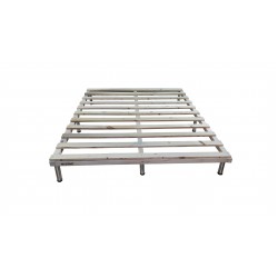 Masifart Çift Kişilik Ahşap Somya Karyola 160X200