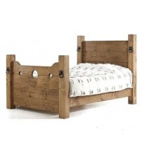 Masifart Toros Tek Kişilik Ağaç Karyola