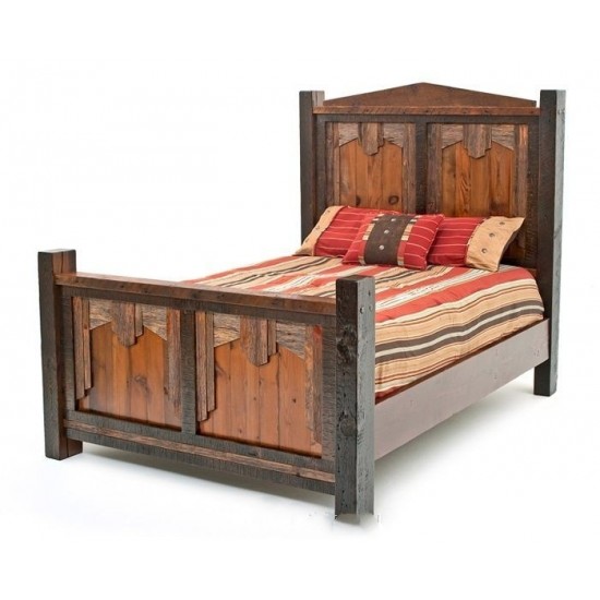 Masifart Pinea Tek Kişilik Ağaç Karyola Masif Ahşap Eskitme