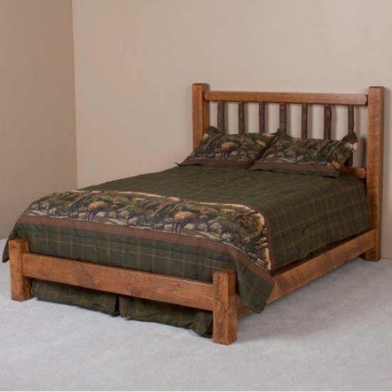 Masifart Opalus Çift Kişilik Ahşap Karyola Klasik Ahşap Yatak Başlığı