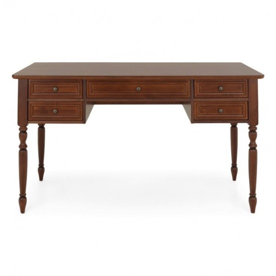 Masifart Arissa Ahşap Klasik Çalışma Masası