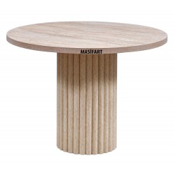 TERRA YAPAY TRAVERTEN 120 LİK PTT MASA