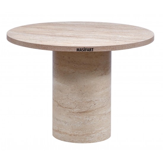 PERLA YAPAY TRAVERTEN 100 LÜK SİLİNDİR MASA