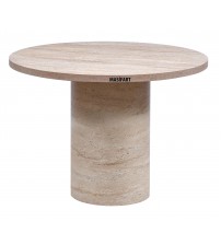 MABEL YAPAY TRAVERTEN 110 LUK SİLİNDİR MASA