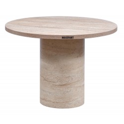 MABEL YAPAY TRAVERTEN 110 LUK SİLİNDİR MASA