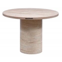 MİRA YAPAY TRAVERTEN 120 LİK SİLİNDİR MASA