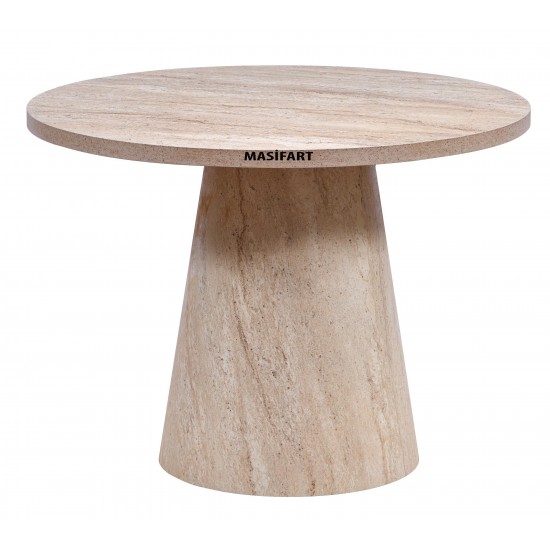 HOLLY YAPAY TRAVERTEN 80 LİK FIÇI MASA