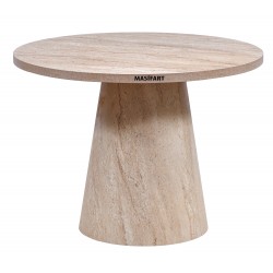 HALPER YAPAY TRAVERTEN 90 LIK FIÇI MASA