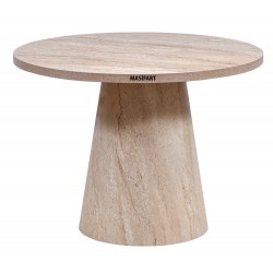 GLARY YAPAY TRAVERTEN 120 LİK FIÇI MASA