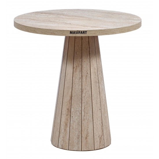 DİANA YAPAY TRAVERTEN 80 LİK DAR LİNE MASA