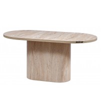 SHETY YAPAY TRAVERTEN 180 LİK OVAL MİLANO MASA