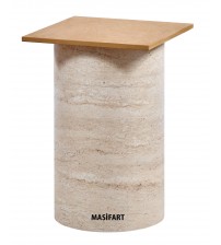 ESTELLA YAPAY TRAVERTEN SİLİNDİR AYAK