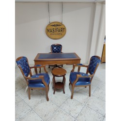 Masifart Nora Ahşap Çalışma Masa Takımı 5 parça