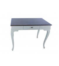 Masifart Aden Lükens Çalışma Masası Beyaz Patine 110 Cm