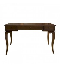 Masifart Agalia Rustik Çalışma Masası 140 cm çekmeceli Klasik Ceviz