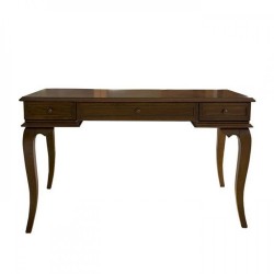 Masifart Agalia Rustik Çalışma Masası 140 cm çekmeceli Klasik Ceviz