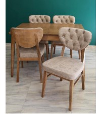 Masifart Brisa Mutfak Masa Sandalye Takımı