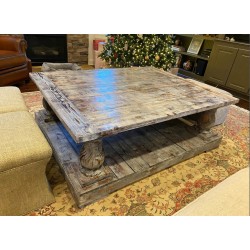 Masifart Vespa Ahşap Orta Sehpa