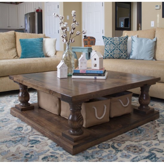 Masifart Gemino Ahşap Orta Sehpa