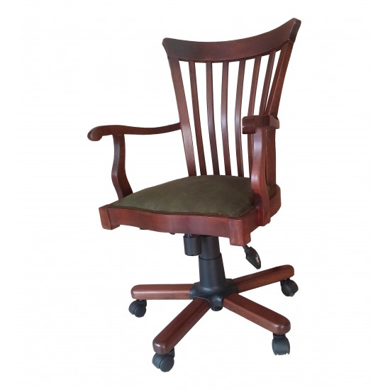 Masifart 7117 Çalışma Koltuğu Amortisörlü Ceviz Eskitme