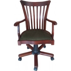 Masifart 7117 Çalışma Koltuğu Amortisörlü Ceviz Eskitme