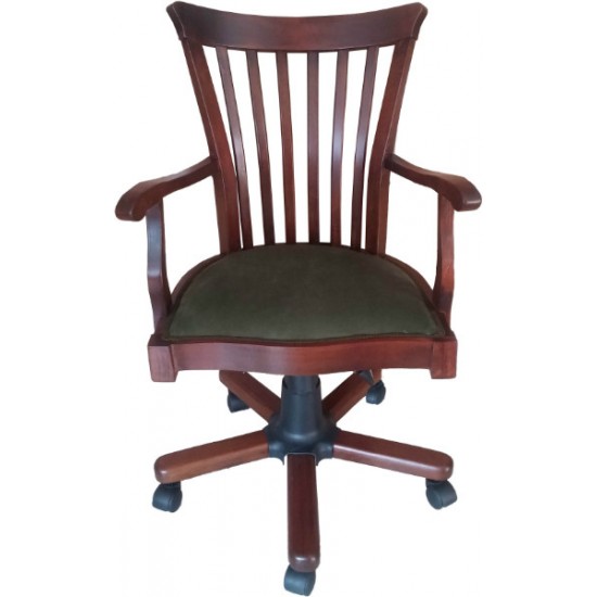 Masifart 7117 Çalışma Koltuğu Amortisörlü Ceviz Eskitme