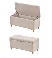 90 LIK SANDIKLI PUF (TOMBİK AYAK KAPİTONELİ)